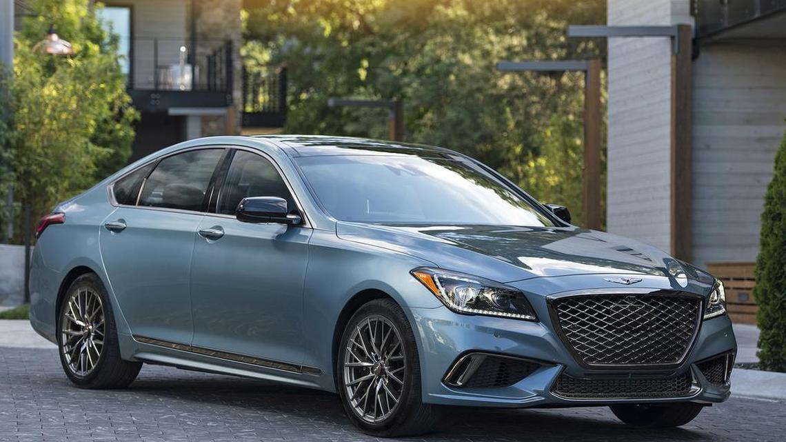 The Genesis G80 Sport is a new model for 2018, expanding the G80 lineup. It comes with a 3.3-liter, 365-horsepower twin-turbo V-6 engine, connected to sport-tuned eight-speed automatic transmission with paddle shifters for manual operation.