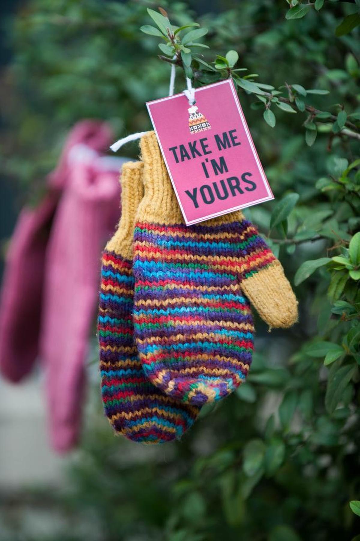 As part of its annual Made With Love event, Warm Up America! distributes knitted and crocheted items to those in need.