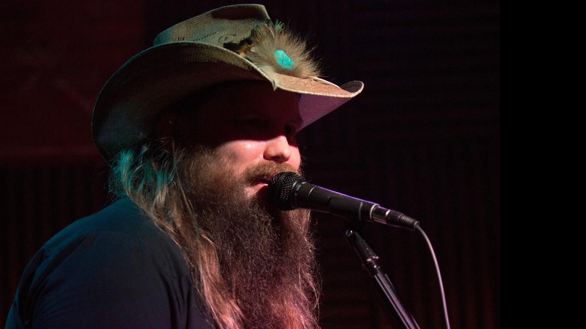 
Chris Stapleton performs with his band at Dallas’ City Tavern, April 16, 2015.
