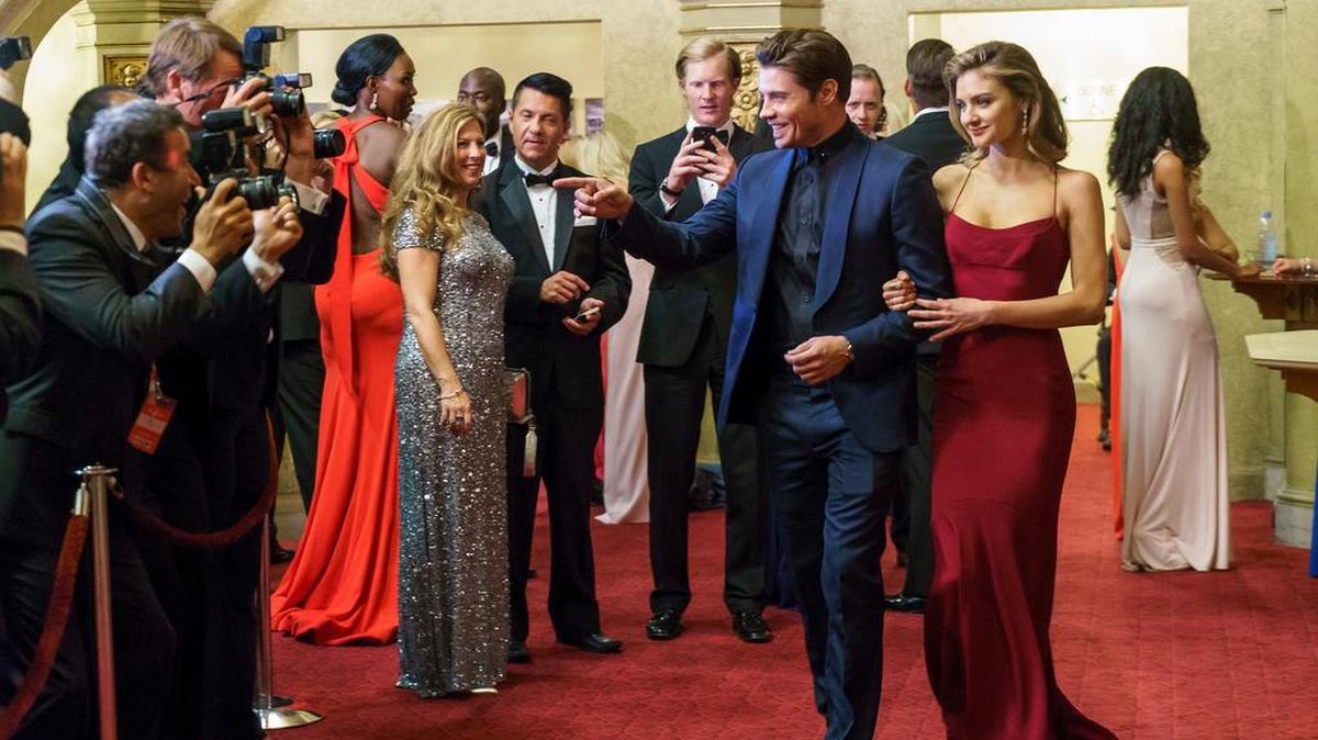 Josh Henderson plays a top Hollywood star and Christine Evangelista his love interest in ‘The Arrangement.’