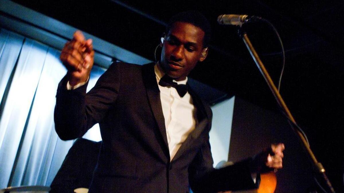 Soul singer Leon Bridges performs the first of two sold-out shows at Scat Jazz Lounge in June.