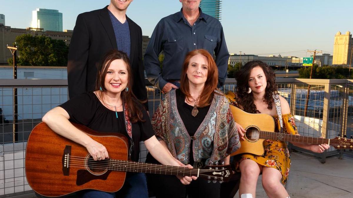 The cast of “Spirit of the Trail,” a musical that pays homage to the sounds of the Lone Star State.