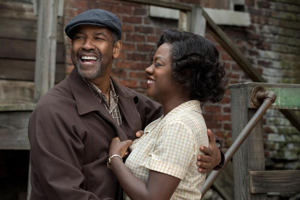Denzel Washington and Viola Davis are both in the running for acting awards for their roles in “Fences.”