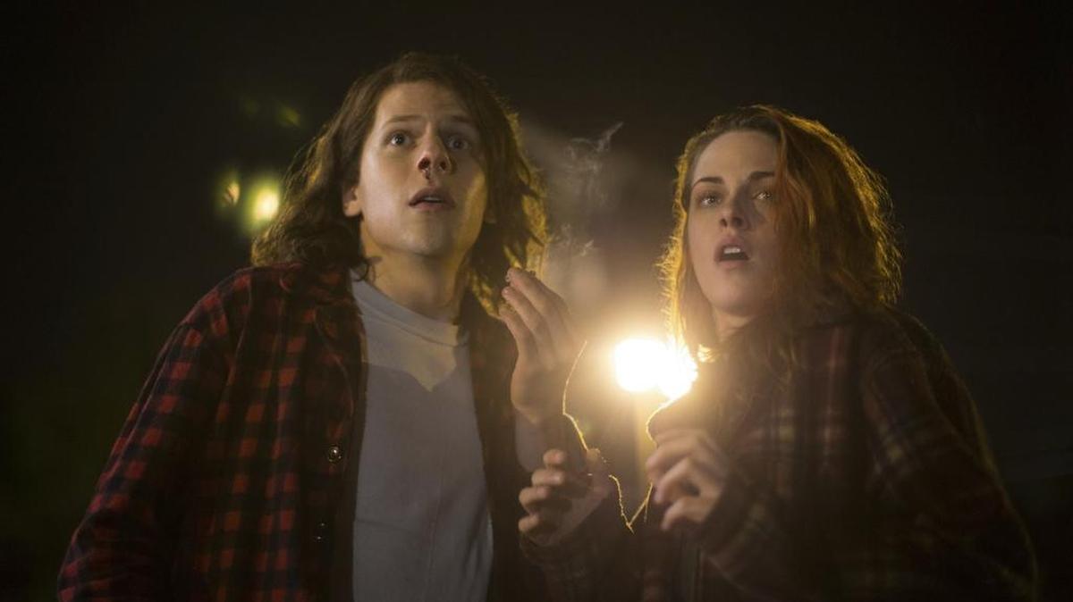 
Jesse Eisenberg and Kristen Stewart in ‘American Ultra’
