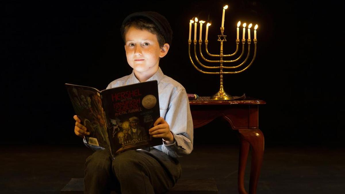 Amphibian Stage Productions - "Hershel and the Hanukkah Goblins." Nathanael Clark.