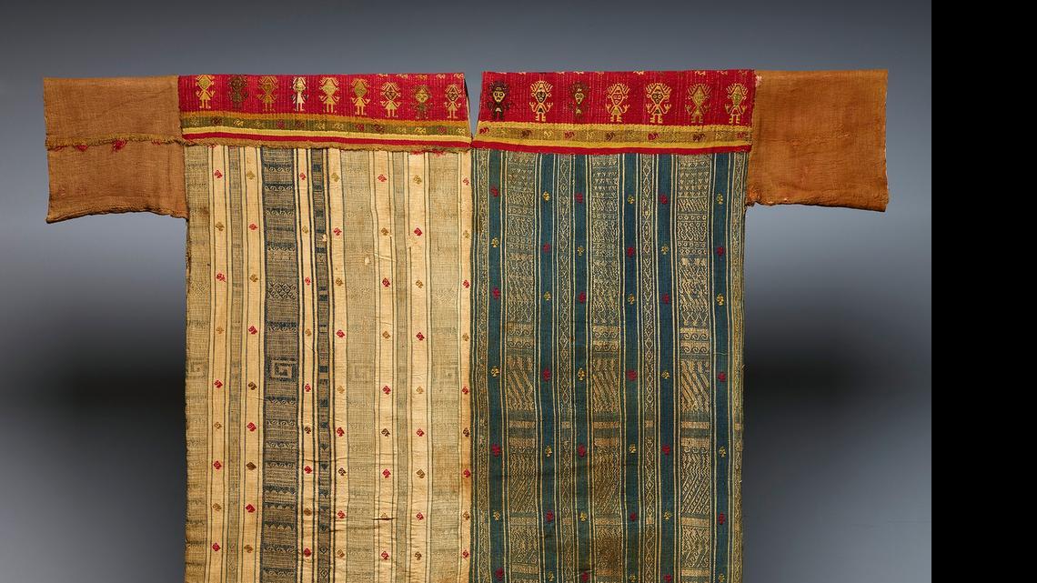 
A Chimú tunic A.D 1140-1440 from the Wise collection. 
