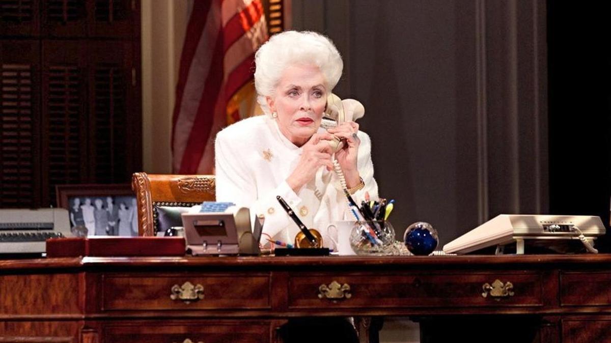 Holland Taylor as former Texas Gov. Ann Richards during a performance of "Ann."