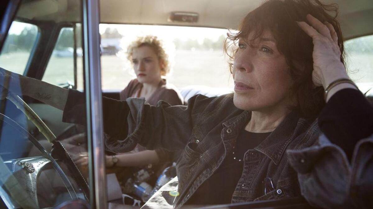 
Julia Garner and Lily Tomlin in ‘Grandma’
