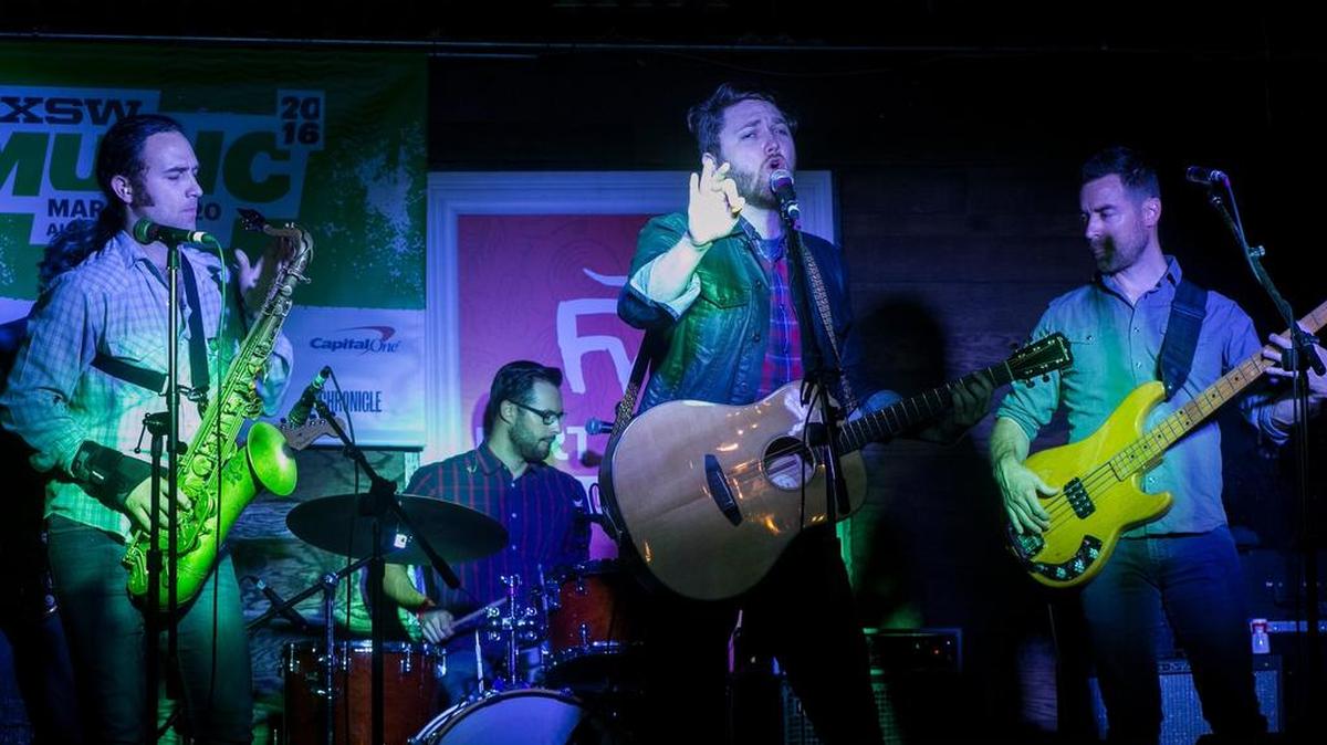 Luke Wade performs at Soho Lounge as a part of Fort Worth House during the 30th Annual South by Southwest music festival in Austin on March 17, 2016.