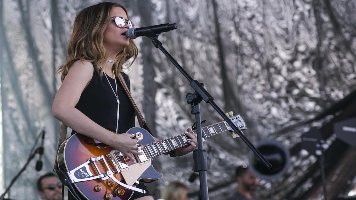 Maren Morris performs at Spotify House during the 30th Annual South by Southwest music festival in Austin, Texas on Wednesday, March 17, 2016.