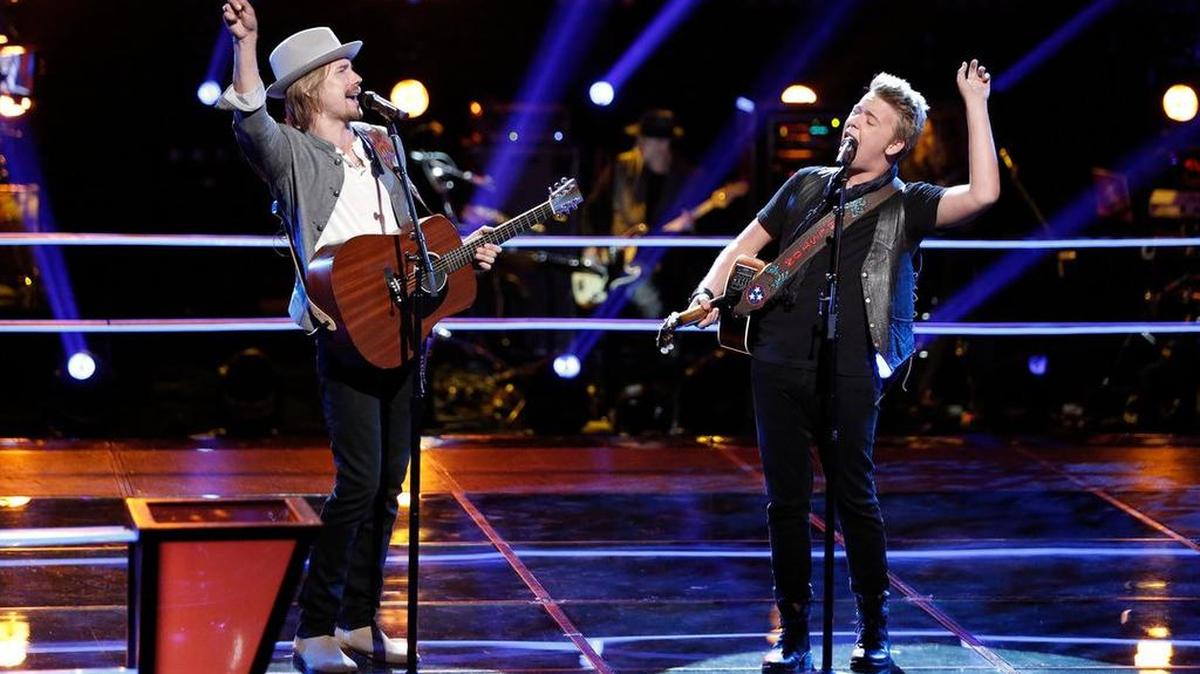 (L to R) Austin Allsup and Preston James