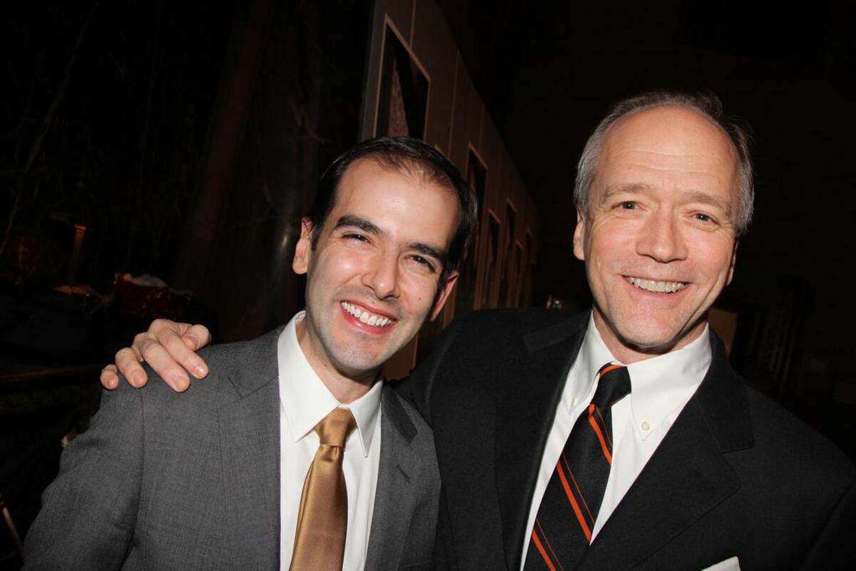 “Beautiful” director Marc Bruni, left, and writer Douglas McGrath in 2014, when the show premiered on Broadway.