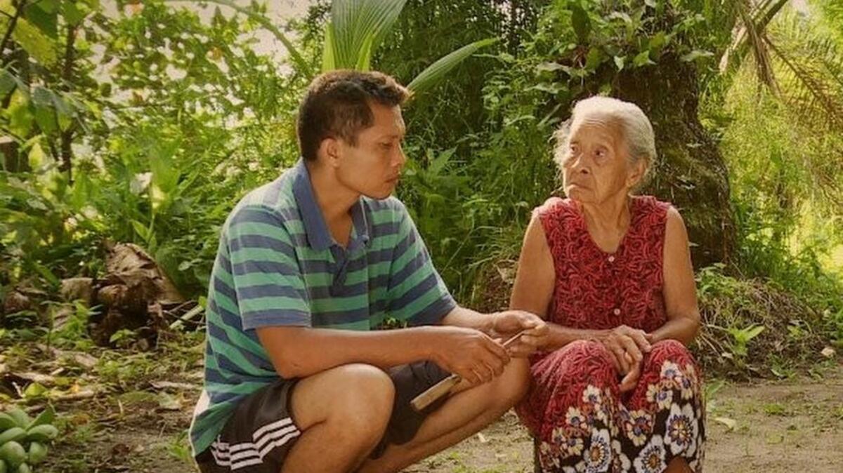 
Adi Rukun and his mother, Rohani, in ‘The Look of Silence”
