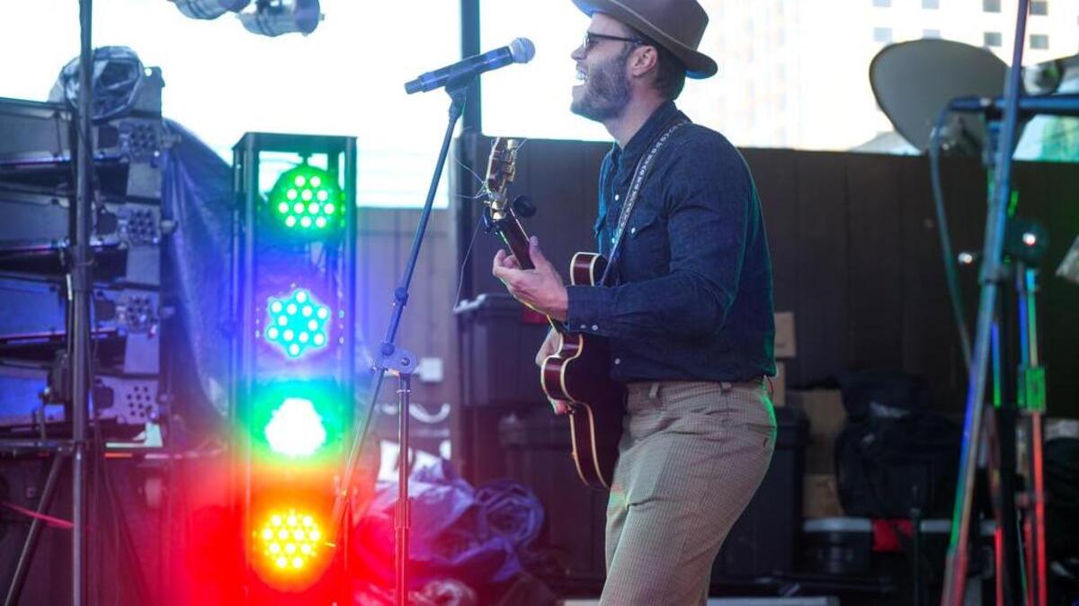 Charley Crockett performs at The Deep Ellum Does Austin Showcase at The Blind Pig during the 30th annual South by Southwest festival in Austin, Texas on Saturday, March 19, 2016.