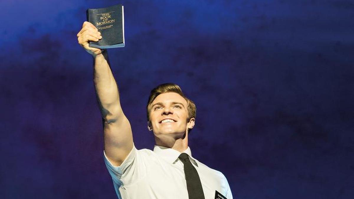 Billy Harrigan Tighe in “The Book of Mormon.”