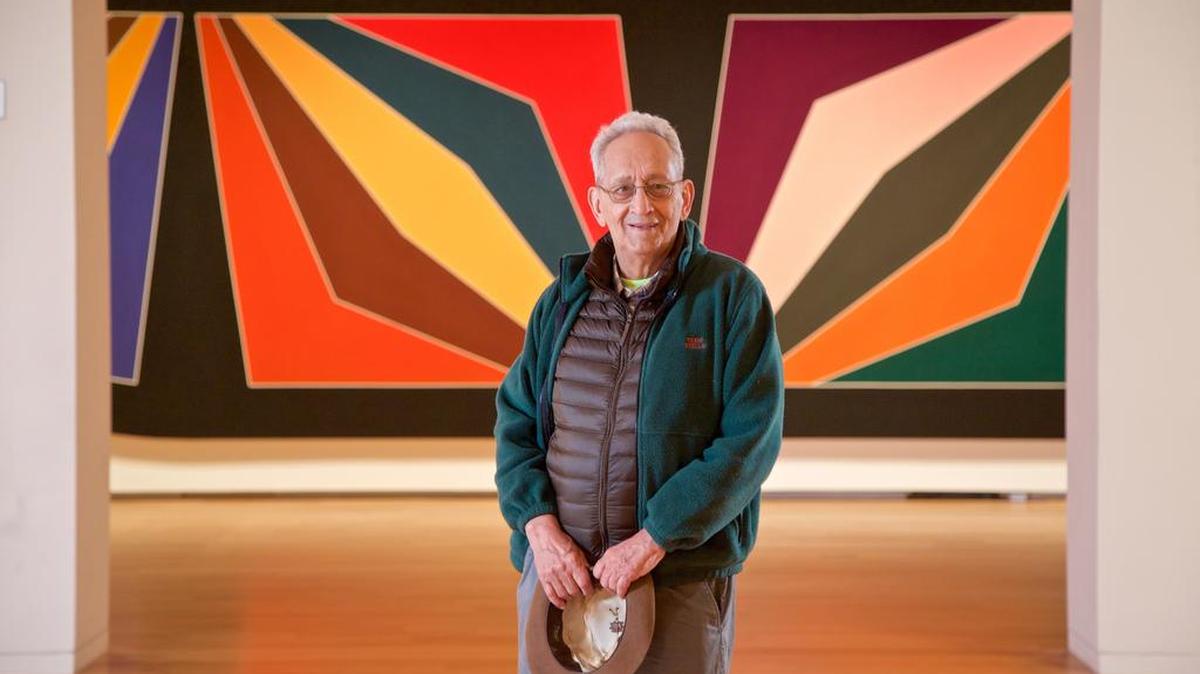 Artist Frank Stella has a half-century of work to look back on for his retrospective at the Modern Art Museum of Fort Worth.