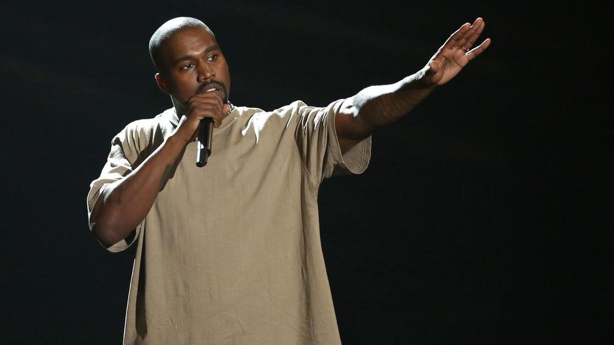 In this Sunday, Aug. 30, 2015, file photo, Kanye West accepts the video vanguard award at the MTV Video Music Awards at the Microsoft Theater in Los Angeles.
