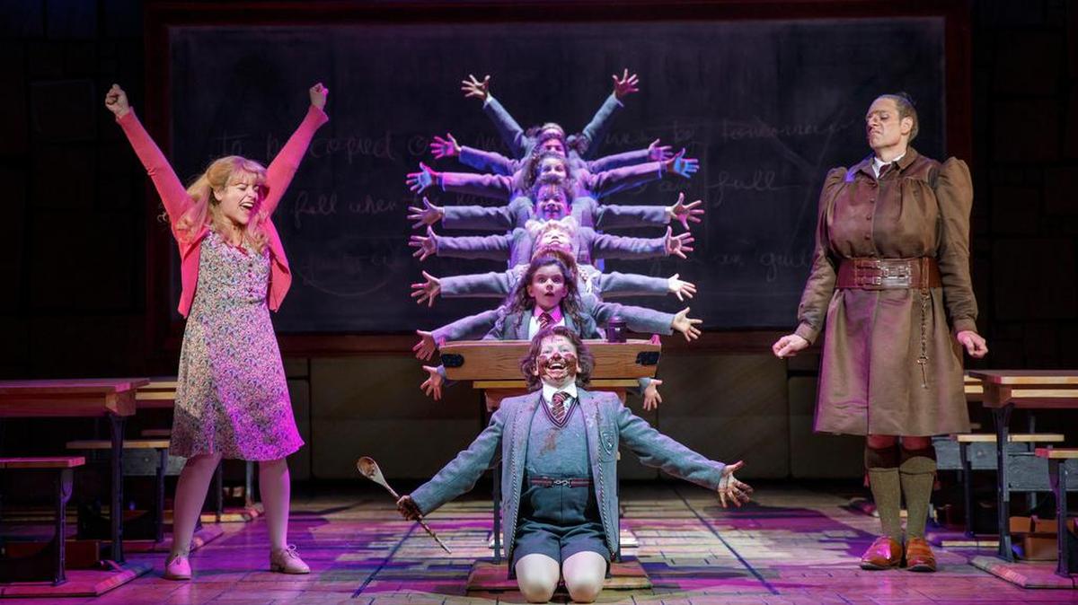 The national touring cast of “Matilda”