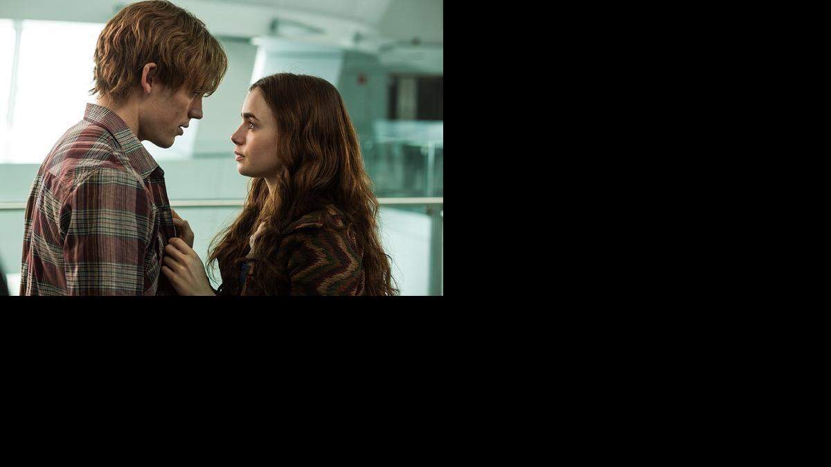 
Sam Claflin and Lily Collins in ‘Love, Rosie’
