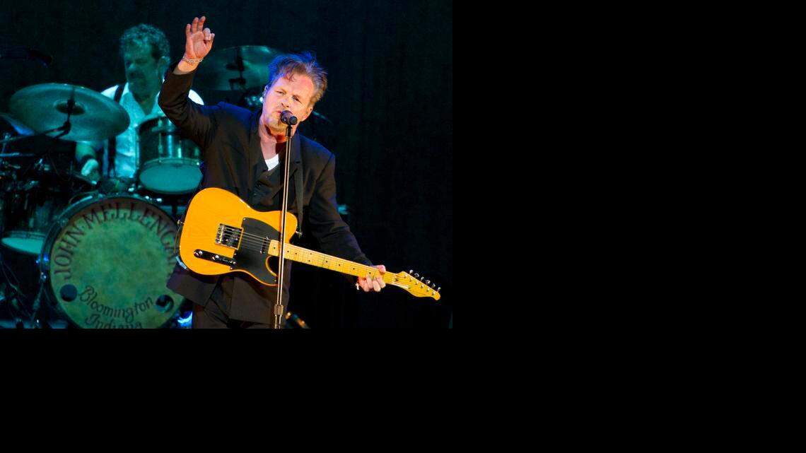 
John Mellencamp performs at the SMU McFarlin Auditorium on Saturday.
