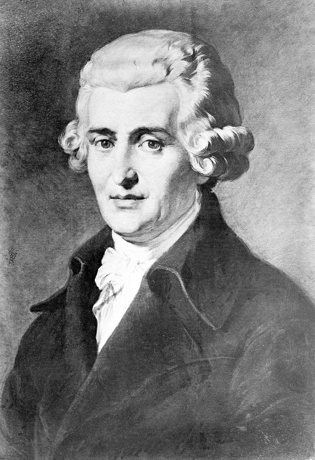 Joseph Haydn, 18th-century classical composer, is shown in this undated photo. Haydn was born in 1732 near Vienna, Austria, and died in Vienna in 1809. (AP Photo) 