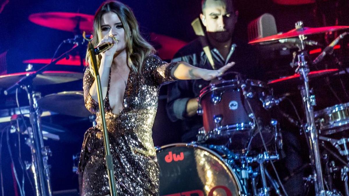 Maren Morris performs at American Airlines Center on Oct. 14, 2016.