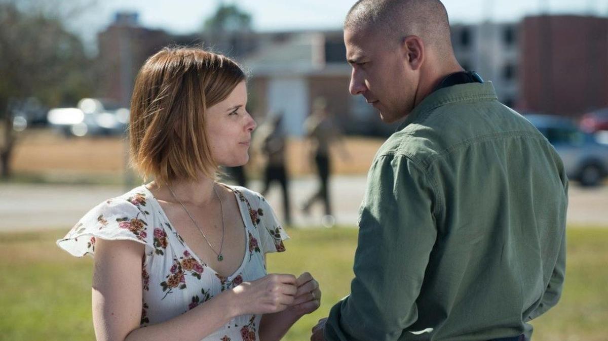 Shia LaBeouf and Kate Mara in ‘Man Down’