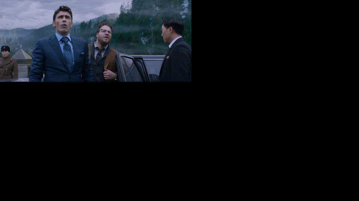 
James Franco and Seth Rogen in ‘The Interview’
