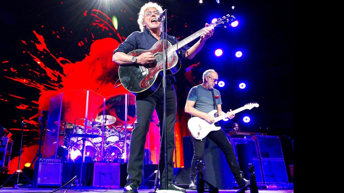 
The Who perform their 50th Anniversary tour at American Airlines Center on Saturday Night. Original Members Roger Daltrey and Pete Townshend front and center.
