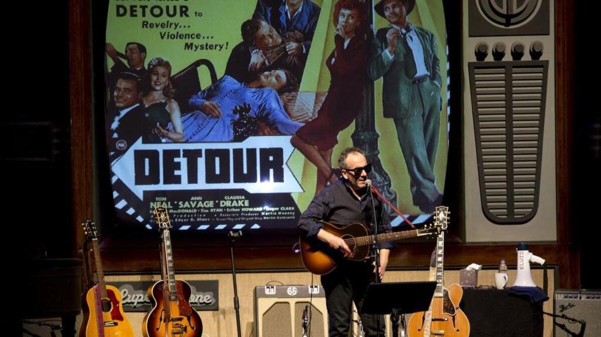 Elvis Costello performed at the Majestic Theatre in Dallas on Oct. 11, 2016.