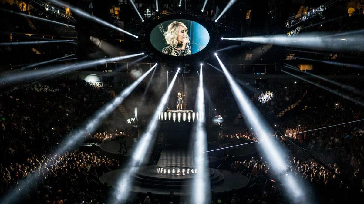 Carrie Underwood performs at American Airlines Center, Sept. 20, 2016.