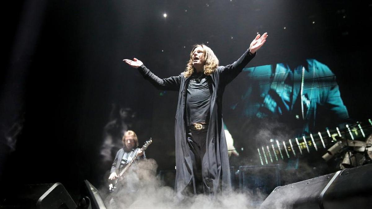 Ozzy Osbourne of Black Sabbath performs at Chicago’s United Center on Jan. 22, 2016.