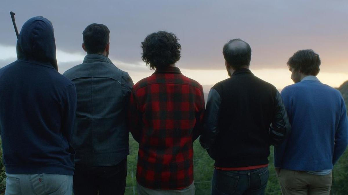 Alex Ross Parry, Nick Kroll, Adam Pally, Brett Gelman, and Thomas Middleditch in ‘Joshy’