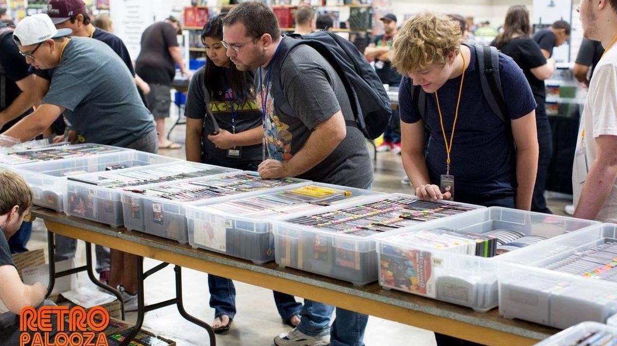You can buy, trade and sell video games and related materials at Retropalooza.
