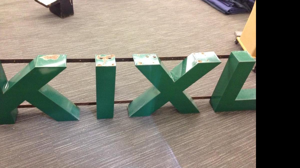 
A sign from former Dallas-Fort Worth radio station KIXL at the Texas Musicians Museum in Irving.
