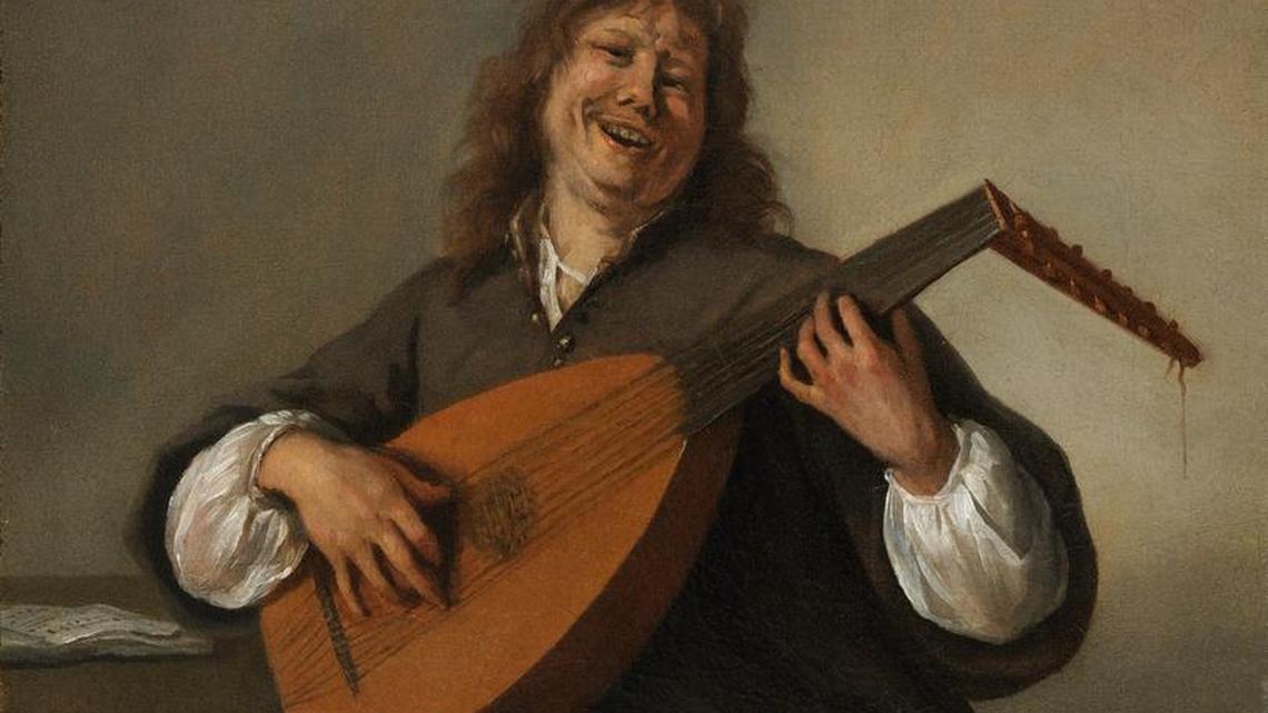 Self-Portrait With a Lute, by Jan Steen, oil on canvas