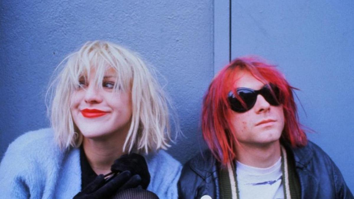 
Courtney Love and Kurt Cobain in ‘Cobain: Montage of Heck’
