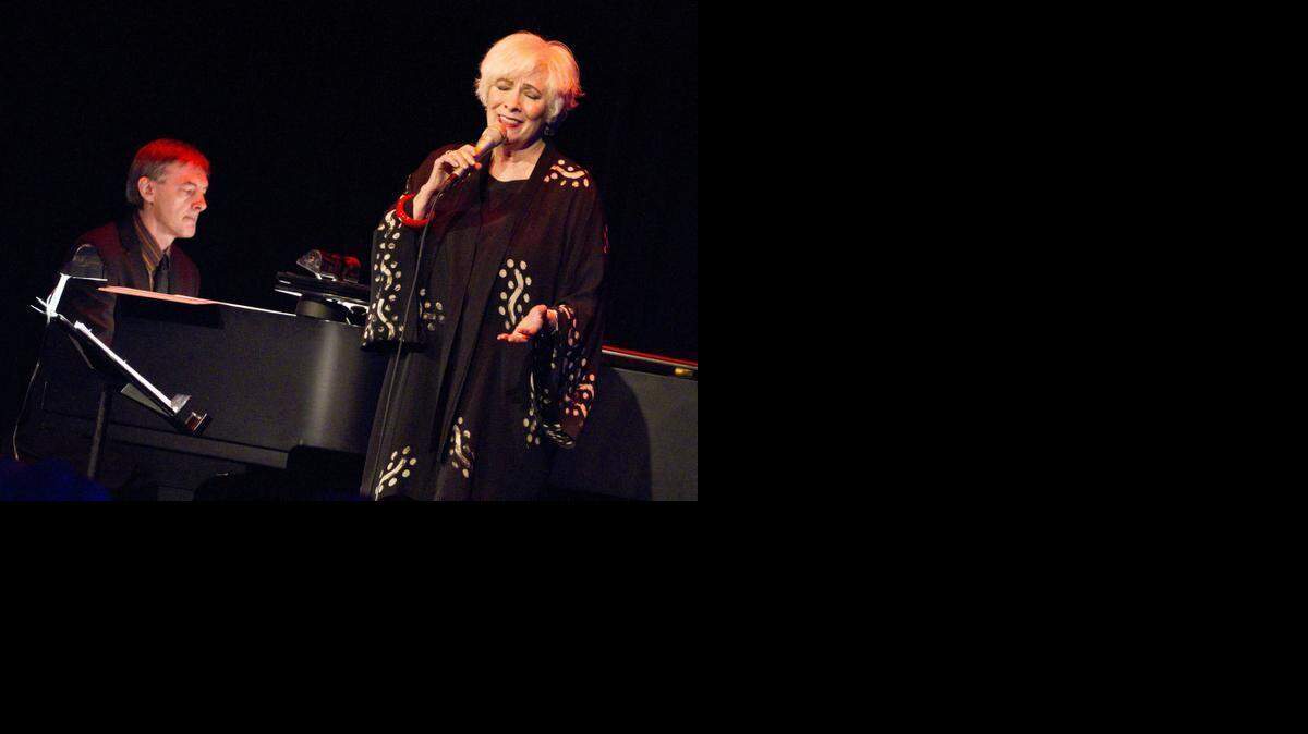 
Betty Buckley performs to a full house during her first of two shows at McDavid Studio Saturday night. The pianist is Christian Jacob
