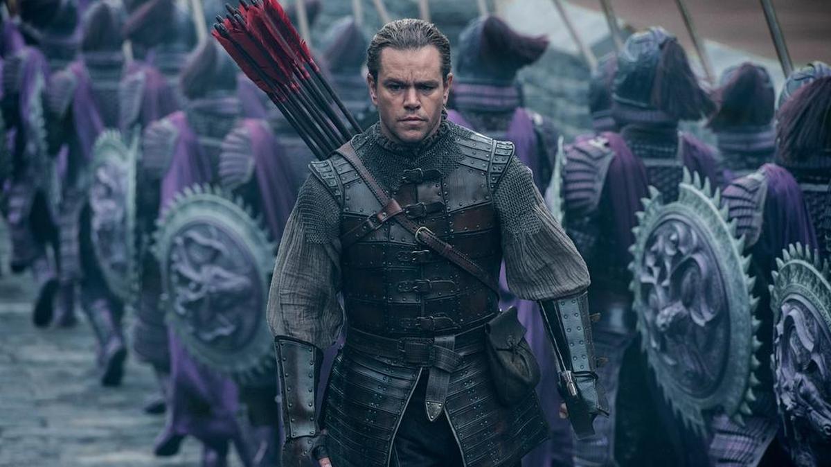 Matt Damon in ‘The Great Wall,’ opening this weekend.