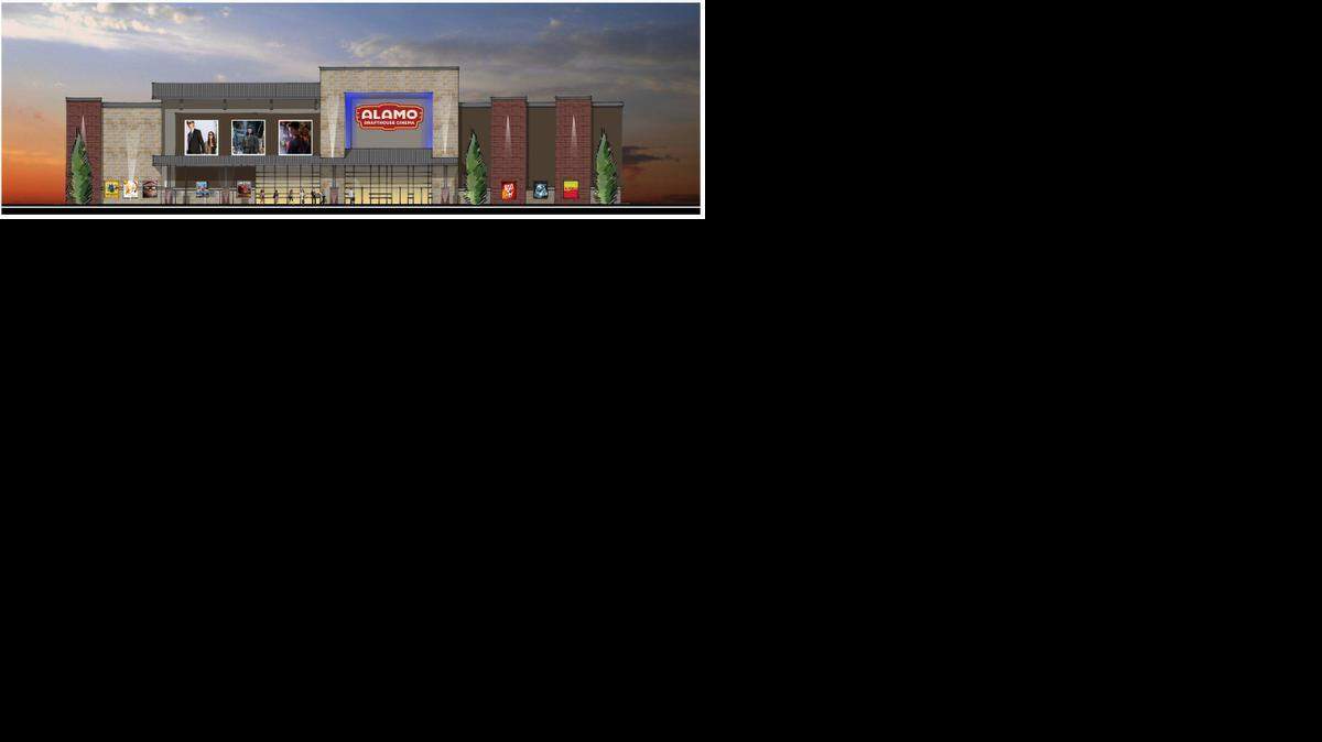 
The rendering of Alamo Drafthouse’s Little Elm multiplex
