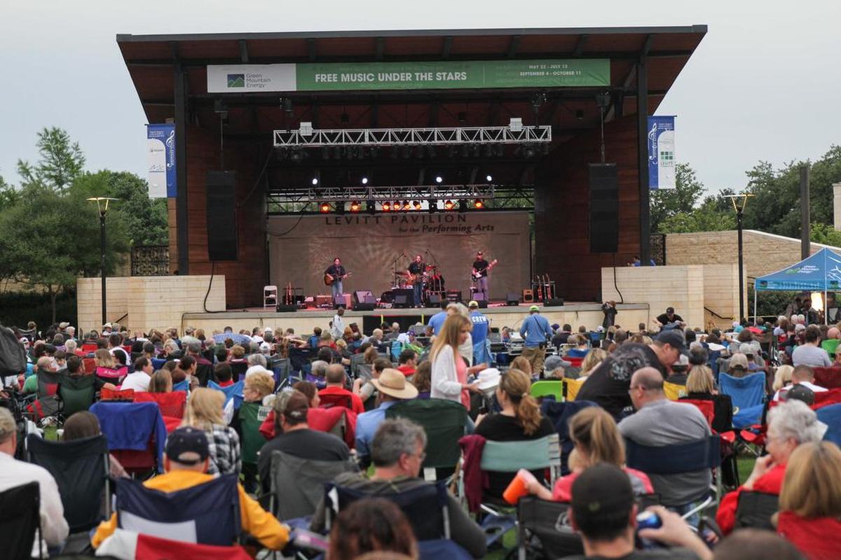 The Levitt Pavilion will have free evening concerts Friday-Sunday.