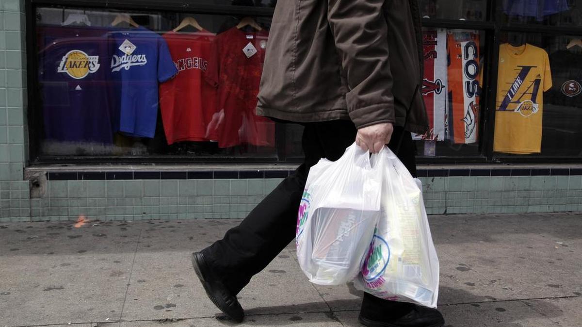 Suggestions include donating plastic grocery bags to food pantries and schools.