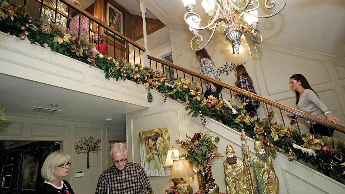 More than 350 people toured the five homes on the 2013 Trophy Club Christmas home tour.