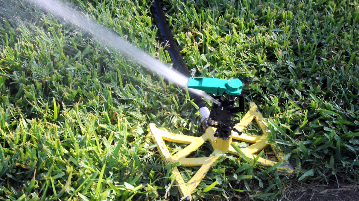 Use a hose-end sprinkler for quick watering, also to supplement automatic system.