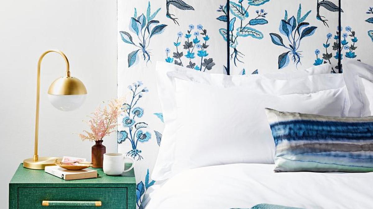 Dress up any bedroom with this clever use of a folding screen.