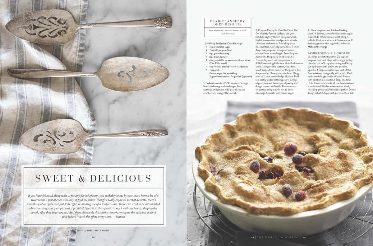 Joanna Gaines’ recipes from the debut issue of “The Magnolia Journal”