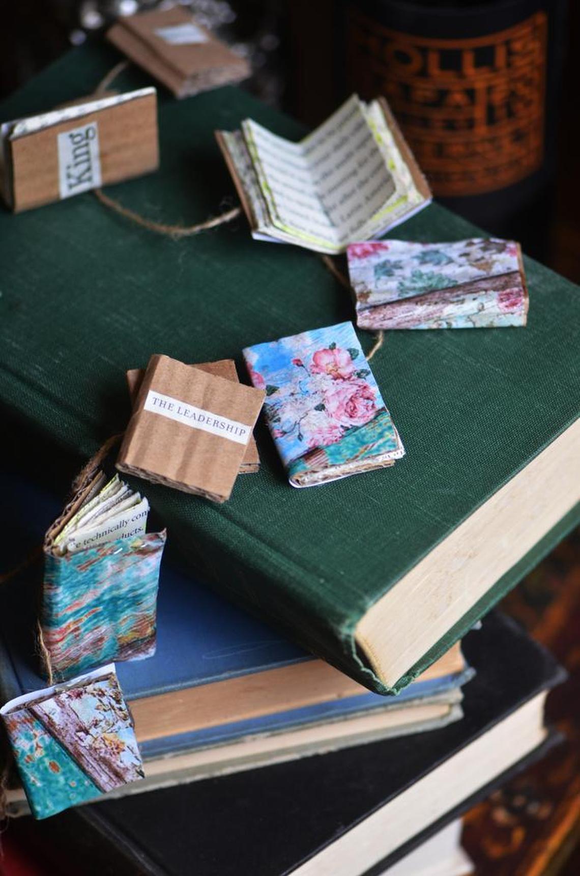 Book club paper garland