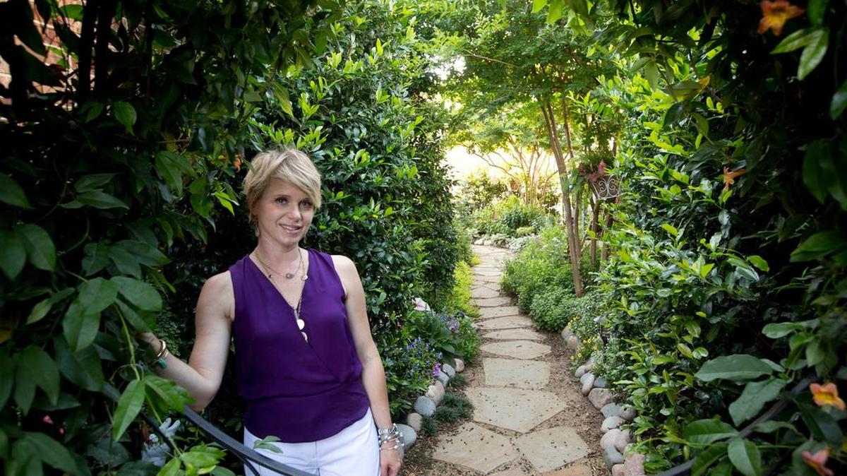 “This is my sanctuary,” Tammy Gill says of the garden surrounding her North Richland Hills home.