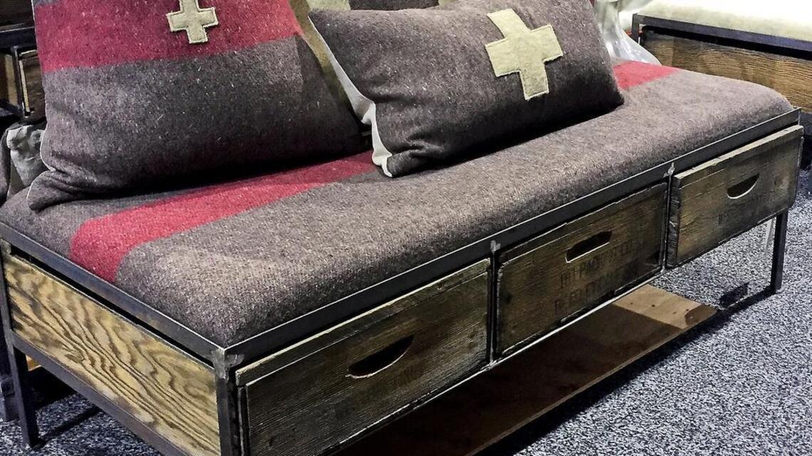 Military style marches into home decor