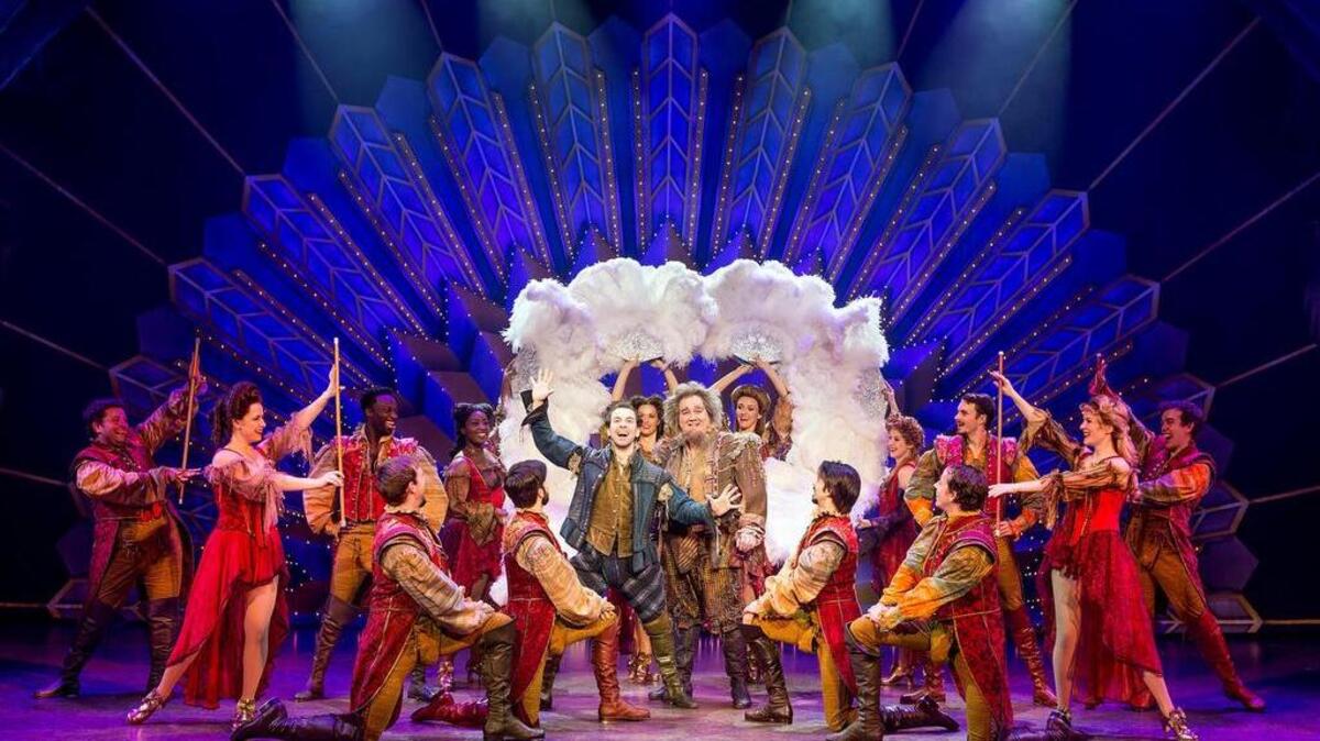 “Something Rotten” is set in England in 1595, and tells the story of two brothers desperate to write a hit play.